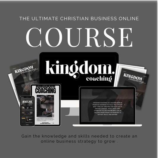 Digital Course made for christian entrepreneur